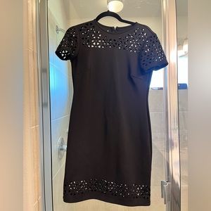 Black cut out dress